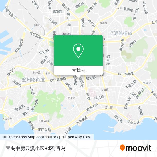 青岛中房云溪小区-C区地图