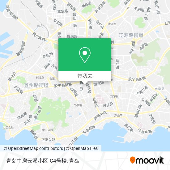 青岛中房云溪小区-C4号楼地图