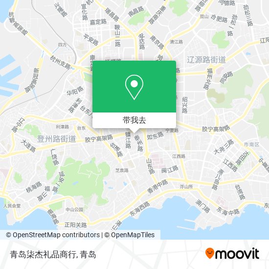 青岛柒杰礼品商行地图