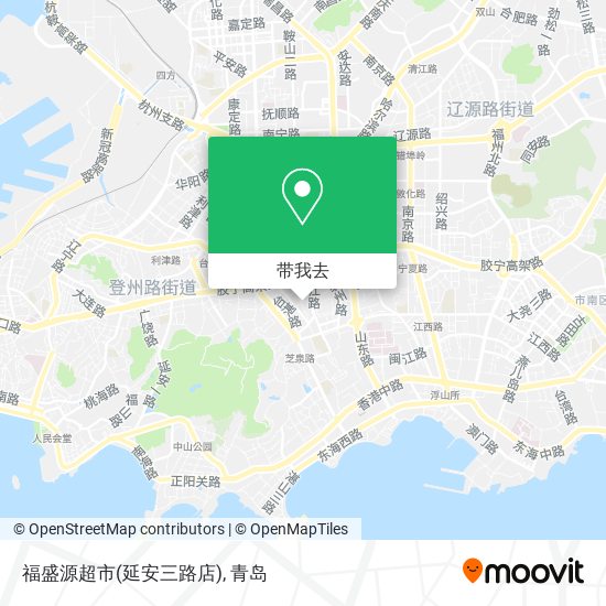 福盛源超市(延安三路店)地图