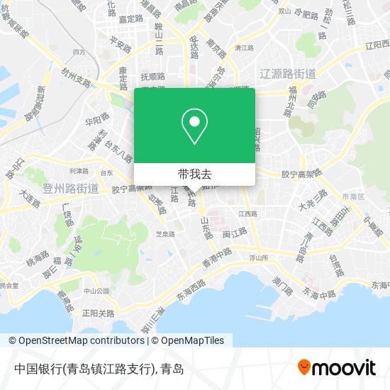 中国银行(青岛镇江路支行)地图