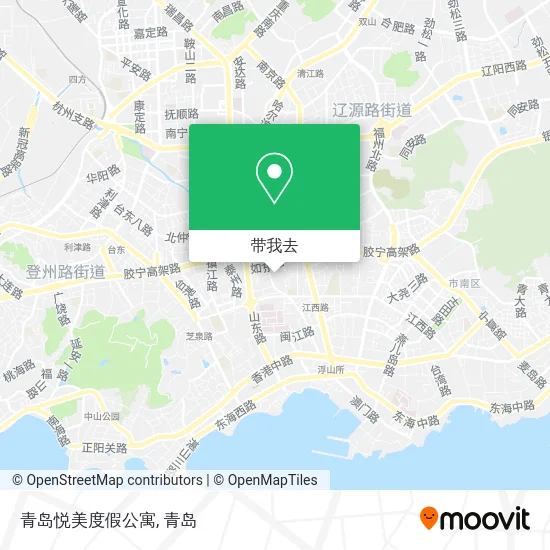 青岛悦美度假公寓地图
