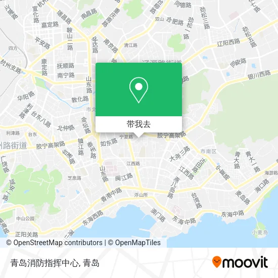 青岛消防指挥中心地图