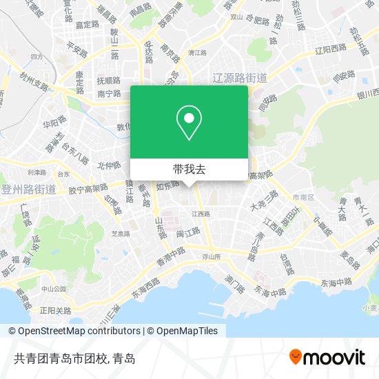 共青团青岛市团校地图