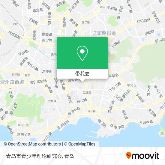 青岛市青少年理论研究会地图