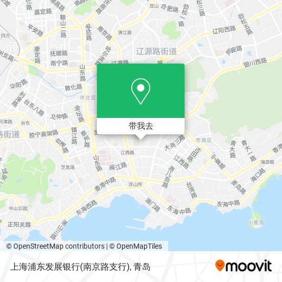 上海浦东发展银行(南京路支行)地图