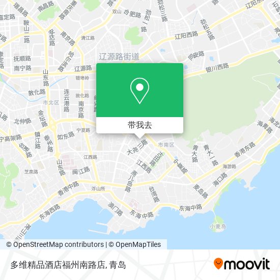 多维精品酒店福州南路店地图