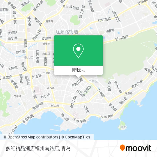 多维精品酒店福州南路店地图