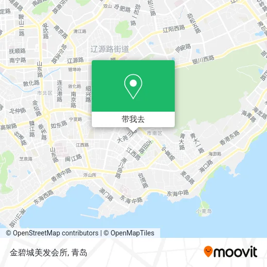 金碧城美发会所地图