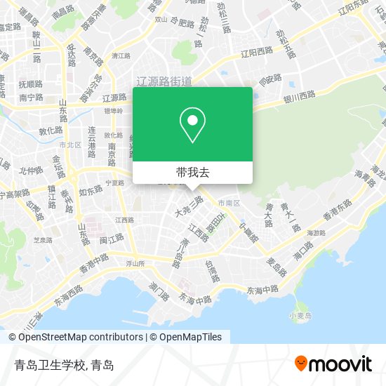 青岛卫生学校地图