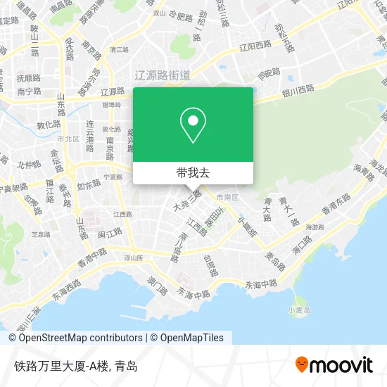 铁路万里大厦-A楼地图