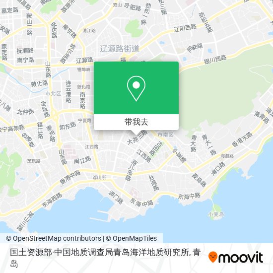 国土资源部·中国地质调查局青岛海洋地质研究所地图