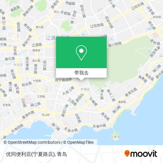 优同便利店(宁夏路店)地图