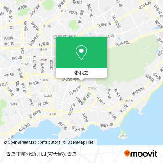 青岛市商业幼儿园(宏大路)地图