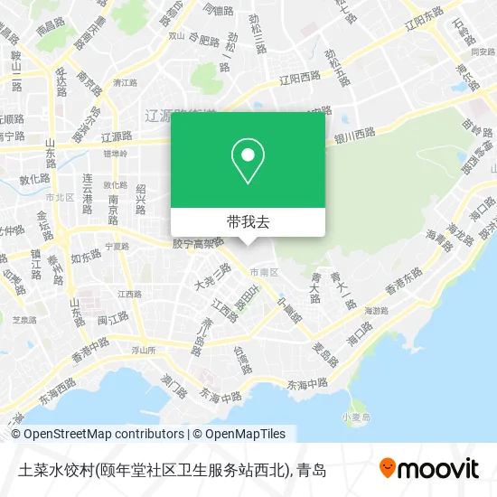 土菜水饺村(颐年堂社区卫生服务站西北)地图
