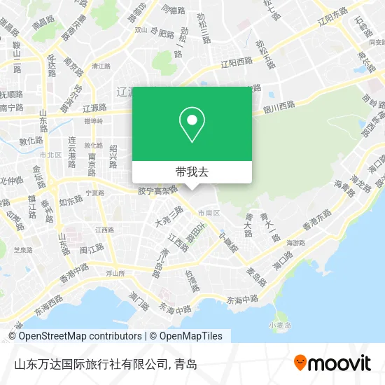 山东万达国际旅行社有限公司地图