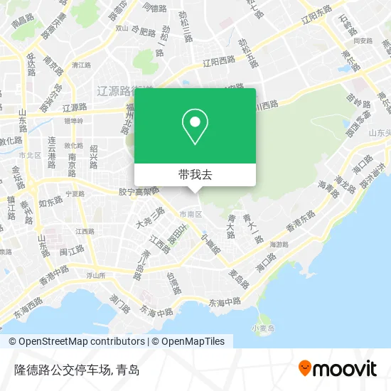 隆德路公交停车场地图