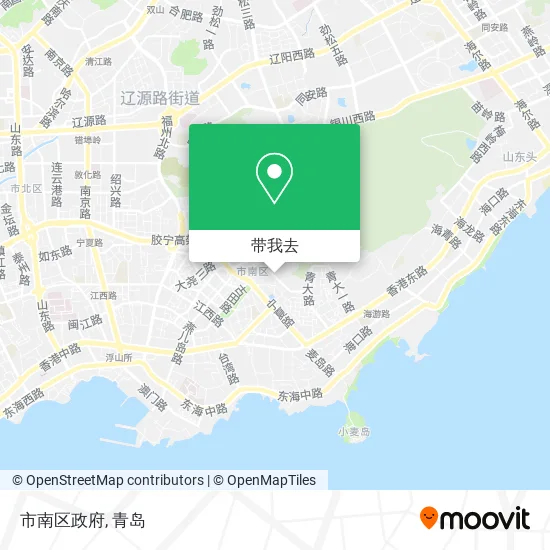 市南区政府地图