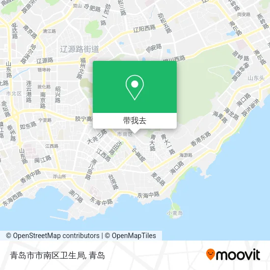 青岛市市南区卫生局地图