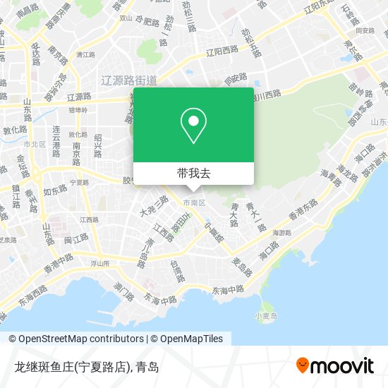龙继斑鱼庄(宁夏路店)地图