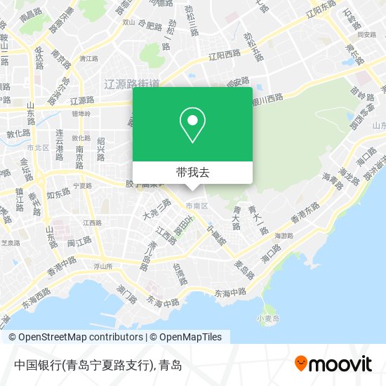 中国银行(青岛宁夏路支行)地图