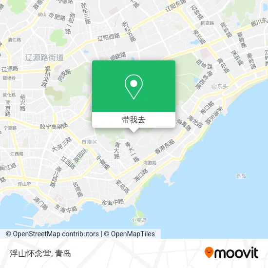 浮山怀念堂地图