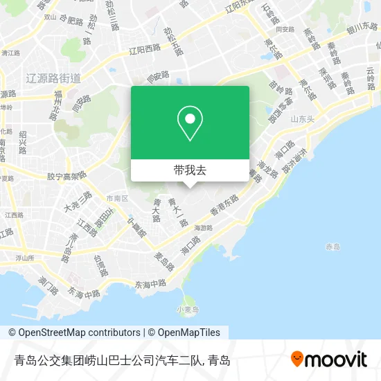 青岛公交集团崂山巴士公司汽车二队地图