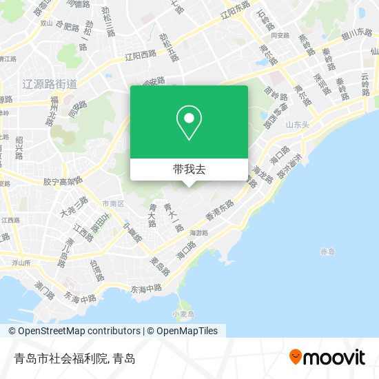 青岛市社会福利院地图