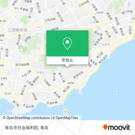 青岛市社会福利院地图