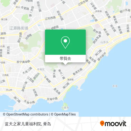 蓝天之家儿童福利院地图
