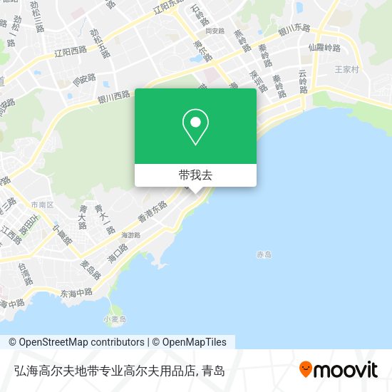 弘海高尔夫地带专业高尔夫用品店地图