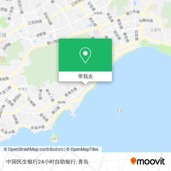 中国民生银行24小时自助银行地图