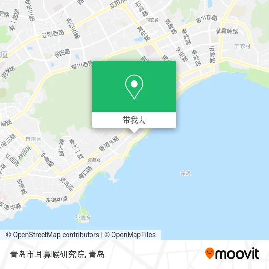 青岛市耳鼻喉研究院地图