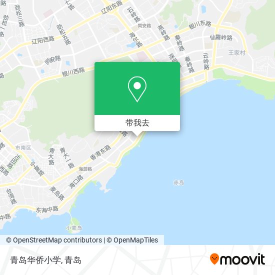 青岛华侨小学地图