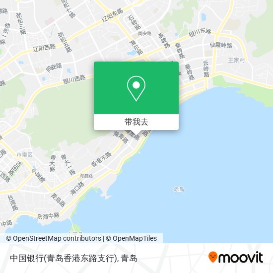 中国银行(青岛香港东路支行)地图
