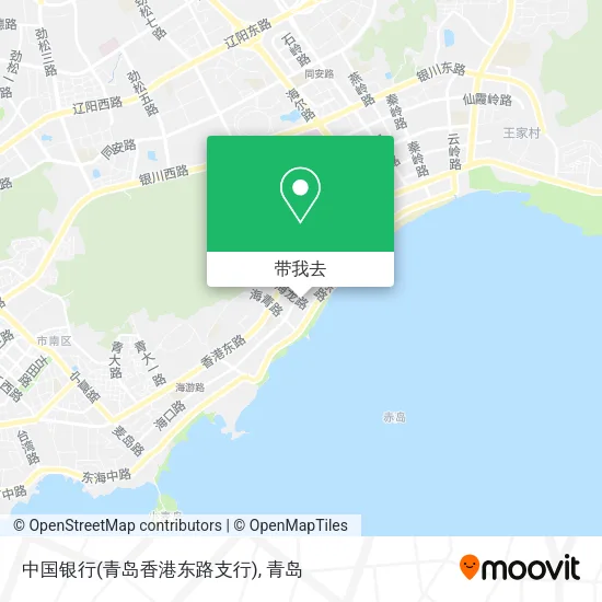 中国银行(青岛香港东路支行)地图