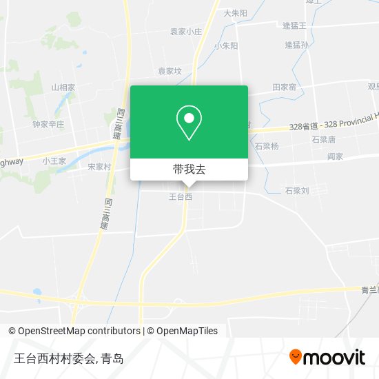 王台西村村委会地图