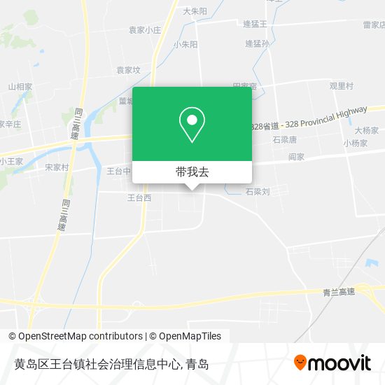 黄岛区王台镇社会治理信息中心地图