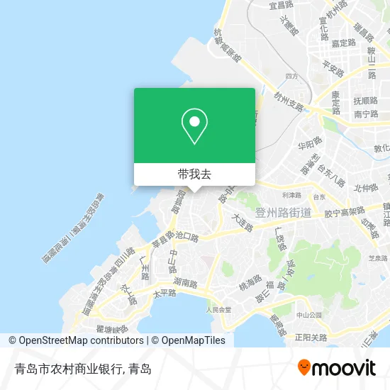 青岛市农村商业银行地图