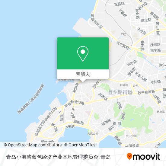 青岛小港湾蓝色经济产业基地管理委员会地图