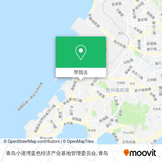 青岛小港湾蓝色经济产业基地管理委员会地图