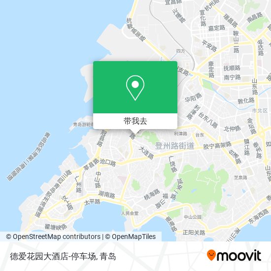 德爱花园大酒店-停车场地图