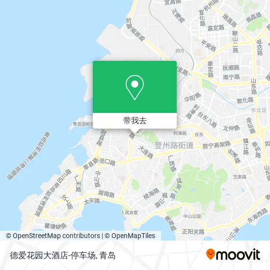德爱花园大酒店-停车场地图