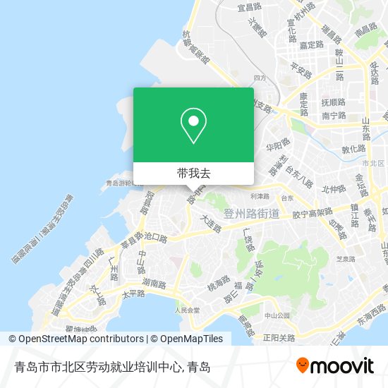 青岛市市北区劳动就业培训中心地图
