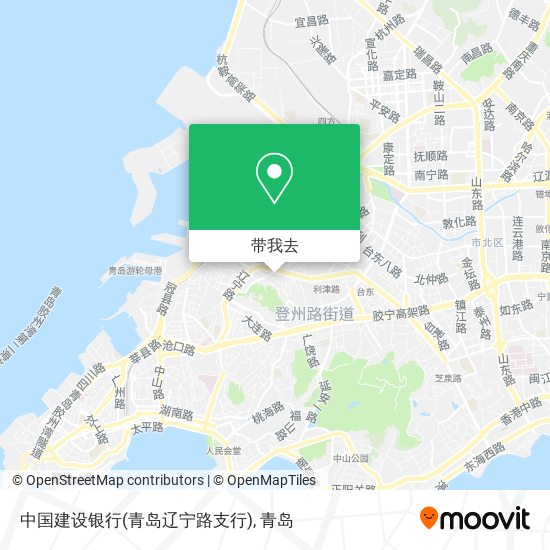 中国建设银行(青岛辽宁路支行)地图