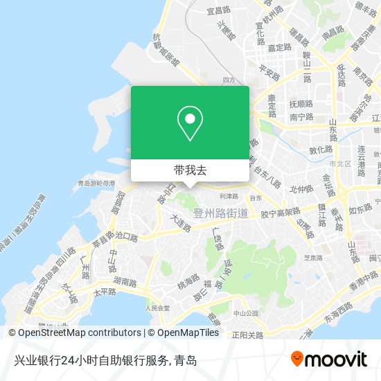 兴业银行24小时自助银行服务地图