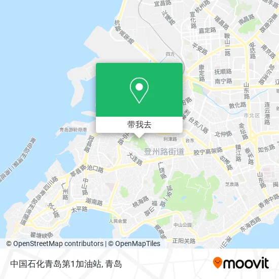 中国石化青岛第1加油站地图