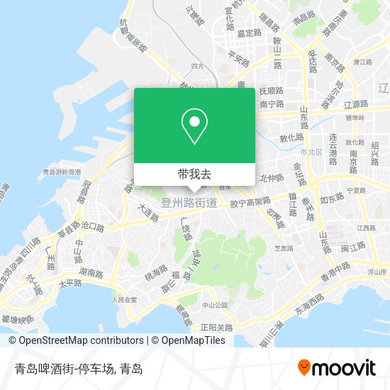青岛啤酒街-停车场地图