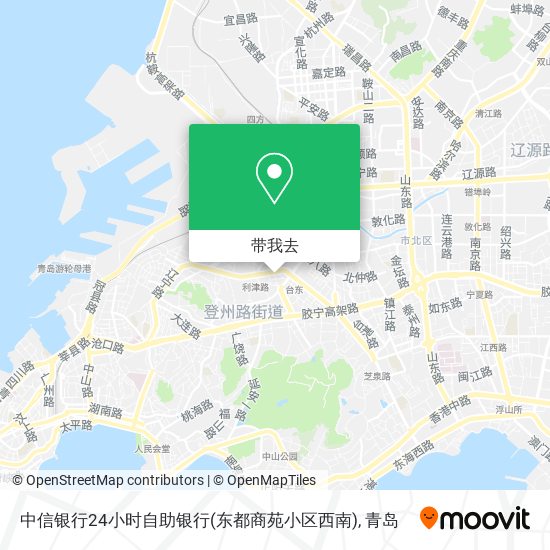 中信银行24小时自助银行(东都商苑小区西南)地图