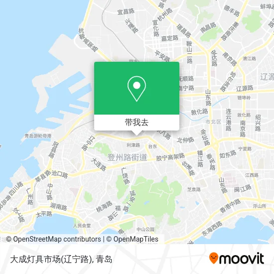 大成灯具市场(辽宁路)地图